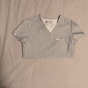 Gray scrub top FIGS